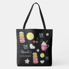 Bolsa Tote Saco de Compras de Cacau Quente de Natal e Boas Fe