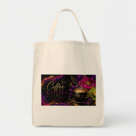 Bolsa Tote Saco de Compras de Café com Kaitlyn
