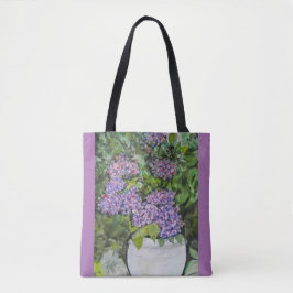 Bolsa Tote Saco de Compras de Flor de Hortênsia