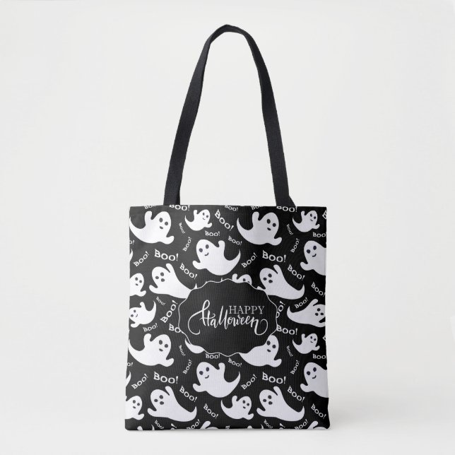 Bolsa Tote Saco de Compras de Halloween (Frente)