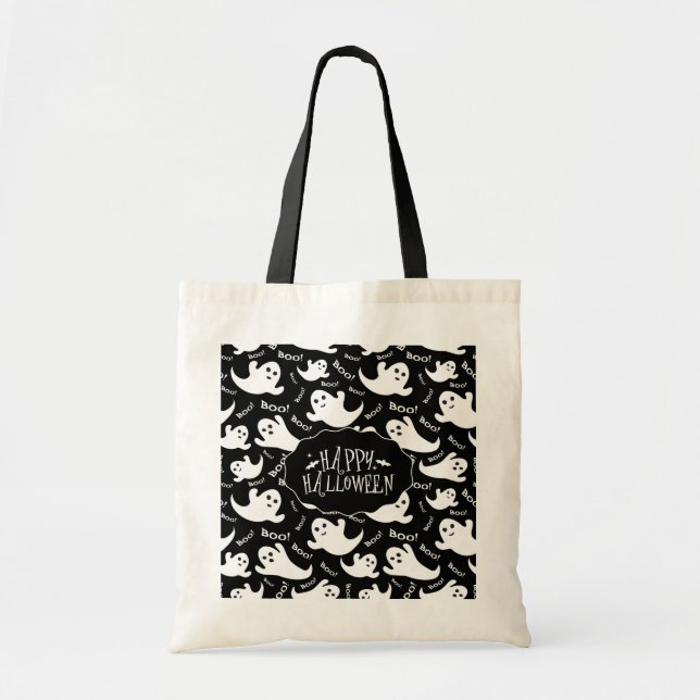 Bolsa Tote Saco de Compras de Halloween (Frente)