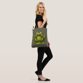 Bolsa Tote Saco de Compras de Sapo Mutante Tóxico Assustador