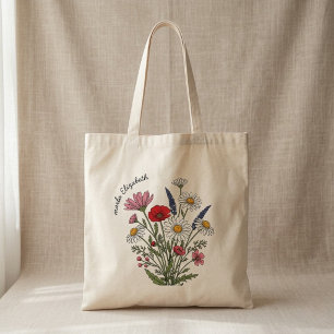 Bolsa Tote Saco de Compras de Tecido para Mercado, Universida