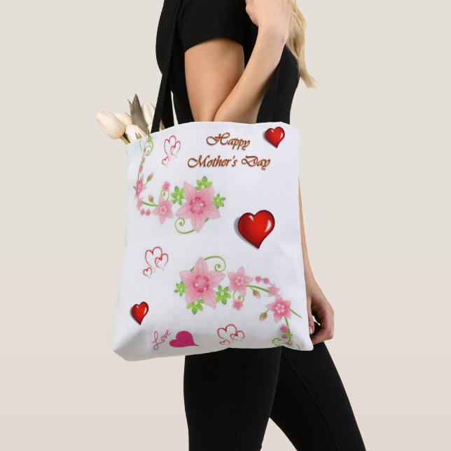 Bolsa Tote Saco de Compras Dia das Mães (Close Up)