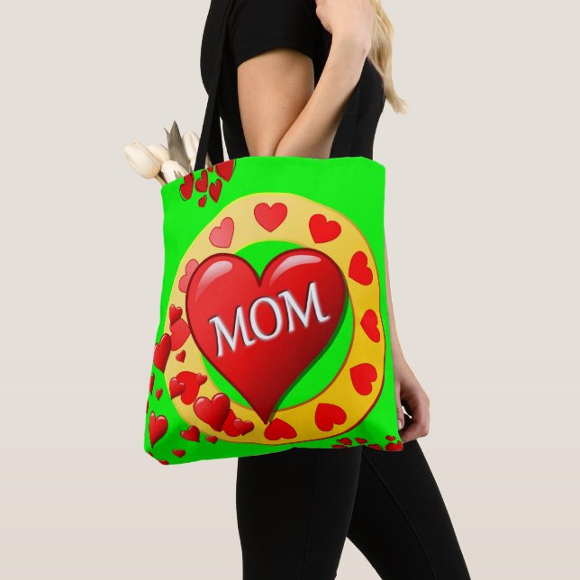 Bolsa Tote Saco de Compras Dia das Mães (Close Up)