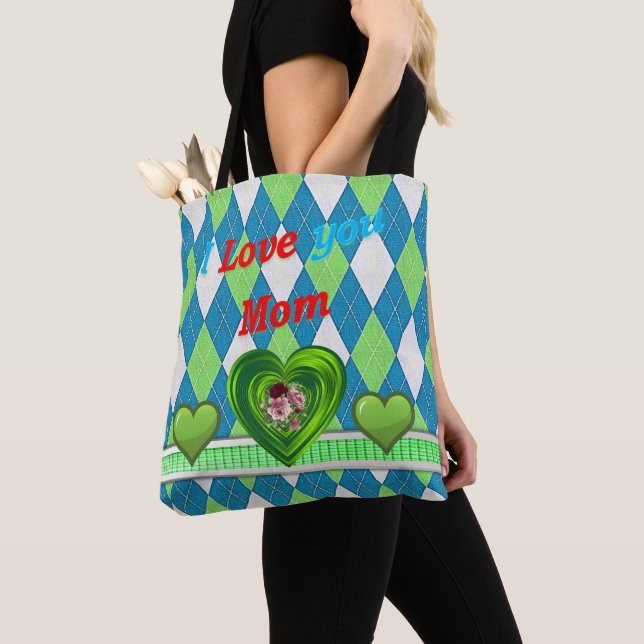 Bolsa Tote Saco de Compras Dia das Mães (Close Up)