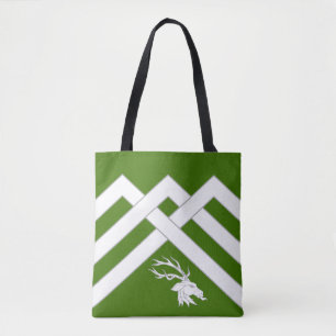 Bolsa Tote Saco de compras do emblema da população do cantão
