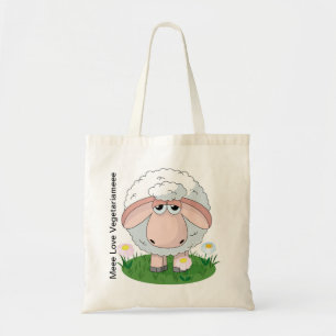 Bolsa Tote Saco de compras dos carneiros brancos