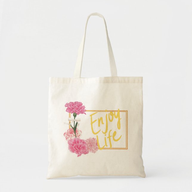 Bolsa Tote Saco de Compras Enjoy Life (Frente)