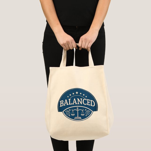 Bolsa Tote Saco de Compras Equilibrado (Frente (produto))