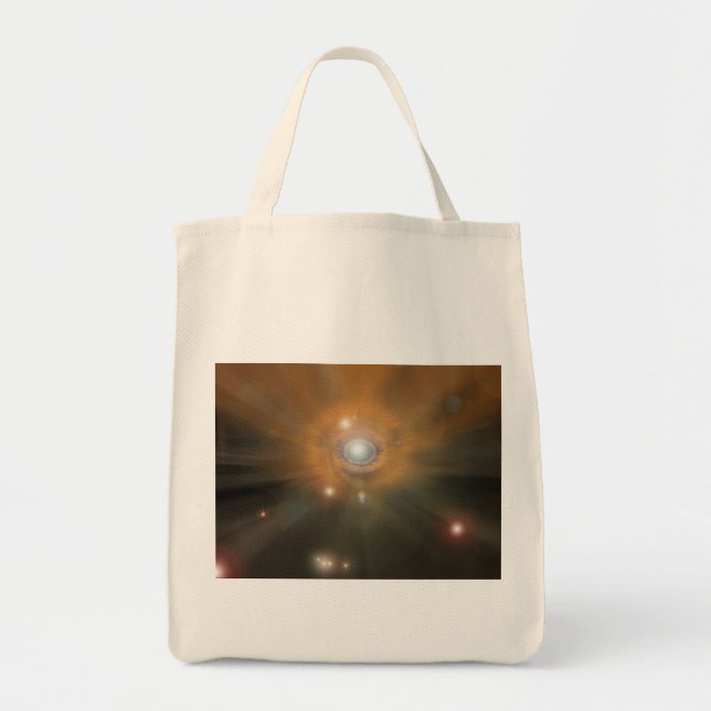Bolsa Tote Saco de Compras Estrelas Distantes (Frente)