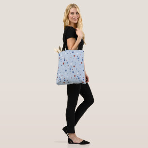 Bolsa Tote Saco de Compras Estrelas Patrióticas