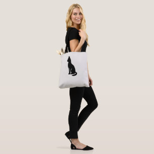 Bolsa Tote Saco de Compras Felino Ecológico Chic para Todos o