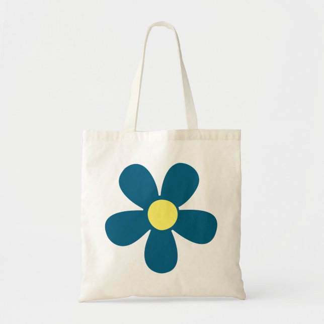 Bolsa Tote Saco de Compras Flower Power (Frente)