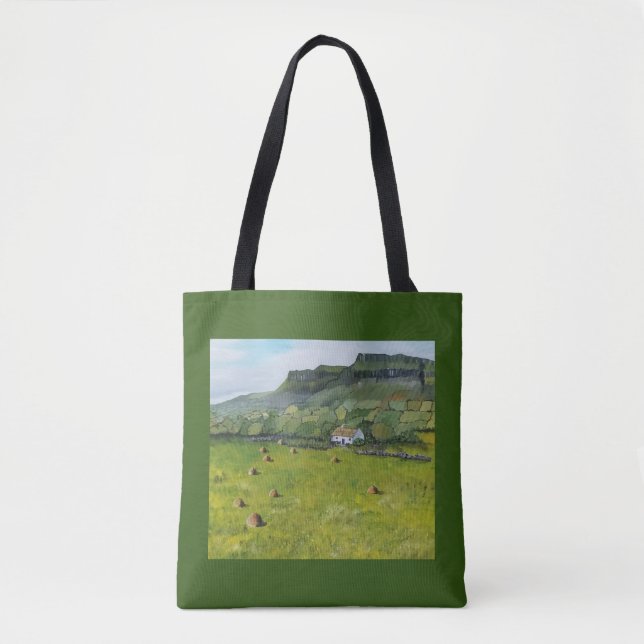 Bolsa Tote Saco de Compras Irlandês Reutilizável Irlanda (Frente)