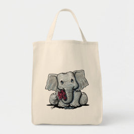 Bolsa Tote Saco de compras KiniArt Elephant