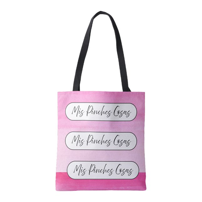 Bolsa Tote saco de compras mis pinches cosas (Mis pinchis cosas canvas tote bag)