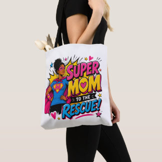 Bolsa Tote Saco de Compras Multicultural Supermãe ao Resgate