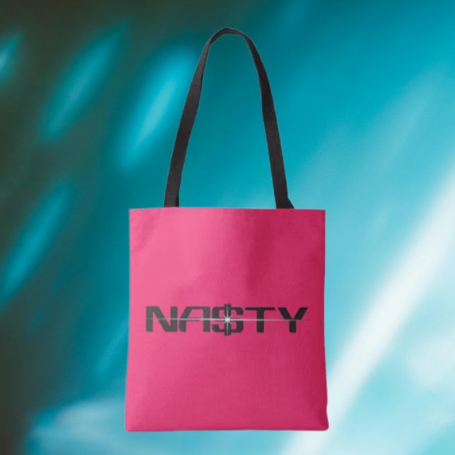 Bolsa Tote Saco de compras NASTY Statement (Criador carregado)