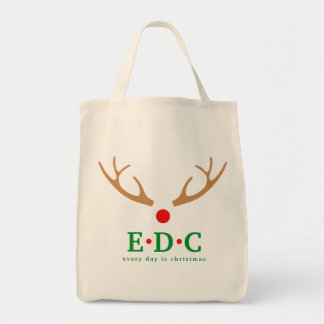 Bolsa Tote Saco de Compras Natal Todos os Dias