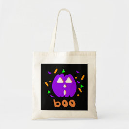 Bolsa Tote Saco de compras Neon Abóbora Dia das Bruxas