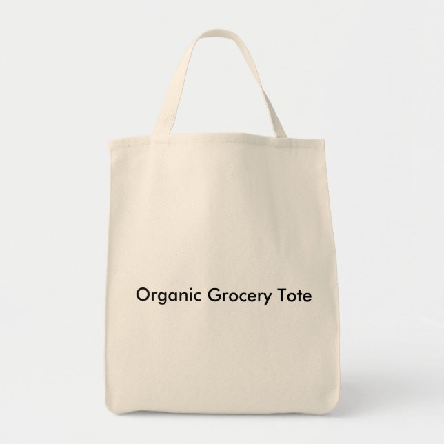 Bolsa Tote Saco de Compras Orgânicas (Frente)