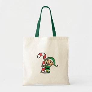 Bolsa Tote Saco de Compras Papai Noel Elfo