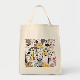 Bolsa Tote Saco de compras para amantes do cão