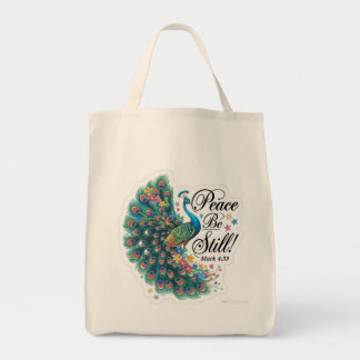 Bolsa Tote saco de compras Peace be still