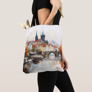 Bolsa Tote Saco de compras personalizado de impressão total P