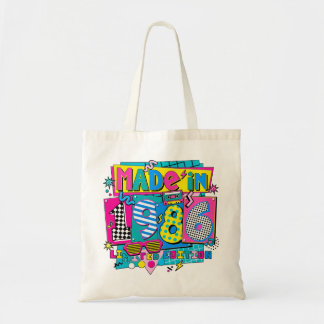 Bolsa Tote Saco de Compras Retro Edição Limitada de 1986