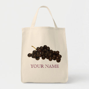 Bolsa Tote Saco de compras reusável das uvas roxas