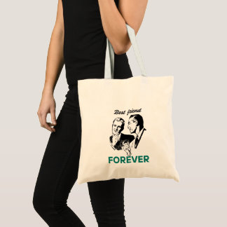 Bolsa Tote Saco de Compras Reutilizável Melhor Amiga Para Sem