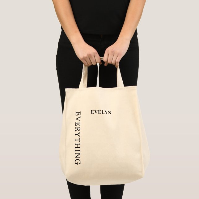 Bolsa Tote Saco de Compras Reutilizável Personalizado Estilo  (Frente (produto))