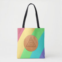 Saco de Compras Triângulo de Doce Dalgona