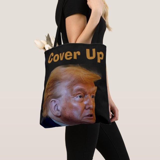 Bolsa Tote Saco de Compras Trump/Encobrimento (Close Up)