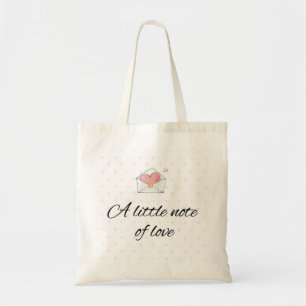 Bolsa Tote Saco de Compras Uma Pequena Nota de Amor