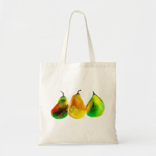Bolsa Tote Saco de cor da água doce de Pear Art fruta