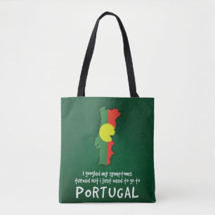 Bolsa Tote Saco de Cotação Engraçado Português