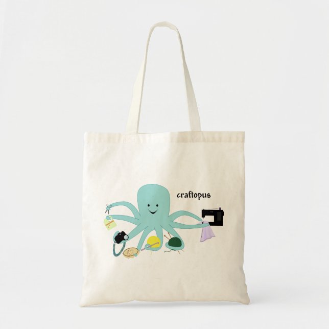 Bolsa Tote Saco de Craftopus (Frente)