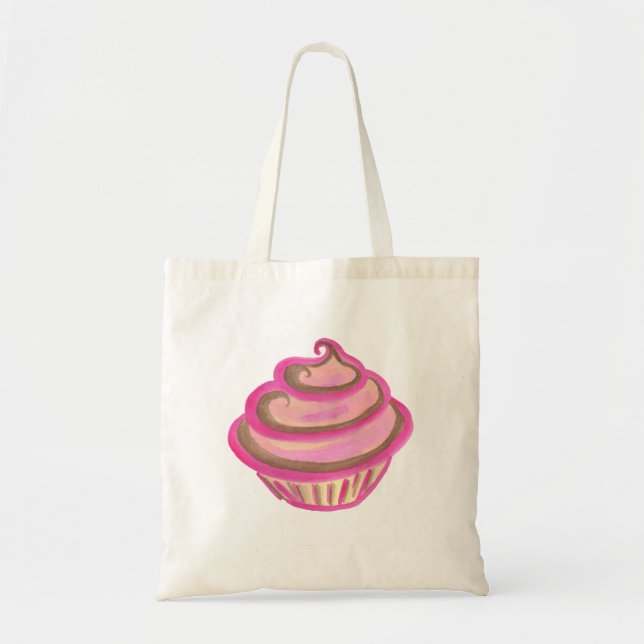 Bolsa Tote Saco de Cupcake (Frente)