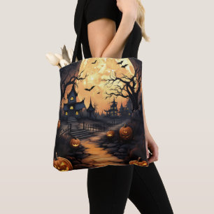 Bolsa Tote Saco de desenho do Dia das Bruxas