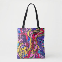 Bolsa Tote Saco de Design da "Febre Selva"