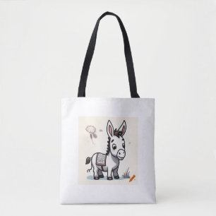 Bolsa Tote "Saco de Design de burro Whimsical - Rua exclusiva