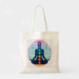 Bolsa Tote Saco de design de chakra espiritual