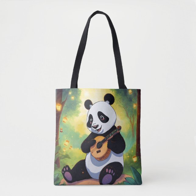 Bolsa Tote Saco de design de Panda (Frente)
