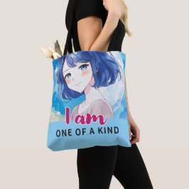 Bolsa Tote Saco de design inspirado em anime com Nota Express