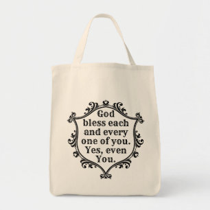 Bolsa Tote saco de deus abençoe