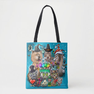 Bolsa Tote Saco de Dias Feriados Felizes