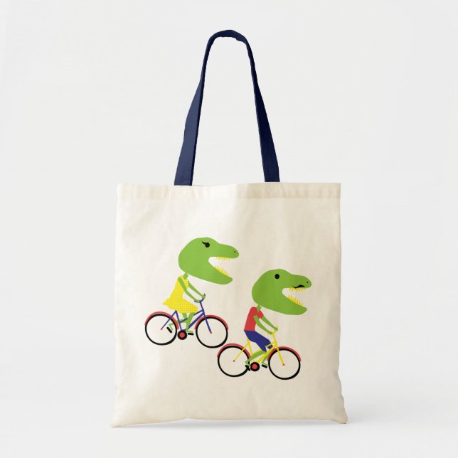 Bolsa Tote saco de Dino do hipster (Frente)